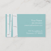 Carte de visite thérapeutique (Dos)