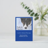 Carte De Visite Thérapie animale (Debout devant)