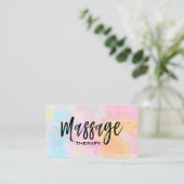 Carte De Visite *~* Thérapie de massage Abstraite (Debout devant)