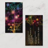 Carte De Visite Thérapie de massage des arbres spiraux (Devant / Derrière)