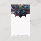 Carte De Visite Thérapie de massage du boho de la cosmic pourpre (Dos)