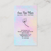 Carte De Visite *~* Thérapie de massage florale (Dos)