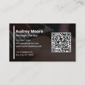 Carte De Visite Thérapie de massage moderne Code QR (Devant)