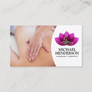 Carte De Visite Thérapie de Massage Professionnel