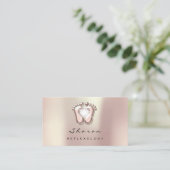 Carte De Visite Thérapie de massage Réflexologie Thérapiste Rose s (Debout devant)