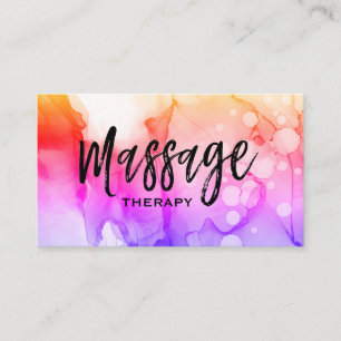 Carte De Visite *~* Thérapie de massage Thérapeutes de massage A