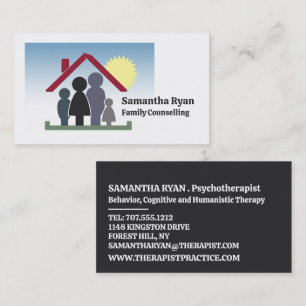 Carte De Visite Thérapie familiale, Psychothérapeute