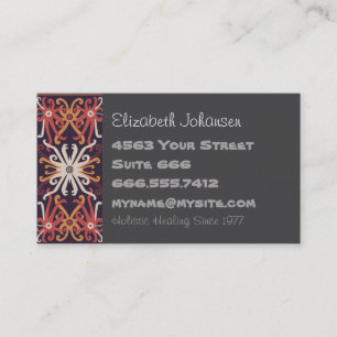 Carte De Visite Thérapie holistique de massage