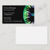 Carte De Visite Thérapie Massage moderne unique (Devant / Derrière)