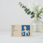 Carte De Visite Thérapie Physique, Chiropracteur, , Ajouter un tex (Debout devant)