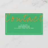 Carte De Visite Thérapie physique Santé (Dos)