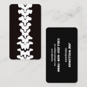 Carte De Visite Thérapiste de la chiropratique (Devant / Derrière)