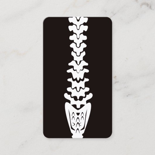 Carte De Visite Thérapiste de la chiropratique (Devant)