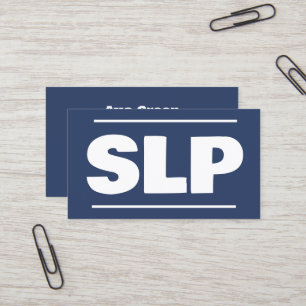 Carte De Visite Thérapiste de la parole SLP