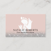 Carte De Visite Thérapiste de massage de pied Podiatriste Spa Blus (Devant)