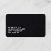 Carte De Visite Thérapiste du langage vocal (Dos)