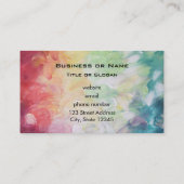 Carte De Visite Thick Textured Abstract (Dos)