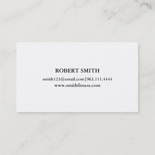 Carte De Visite Thin Red Line Flag Law Enforcement Police Officer (Dos)