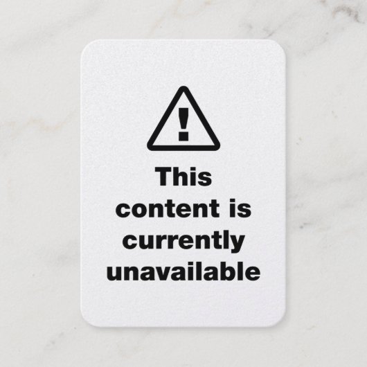 Carte De Visite ⚠ This Content Is Currently Unavailable (Devant)