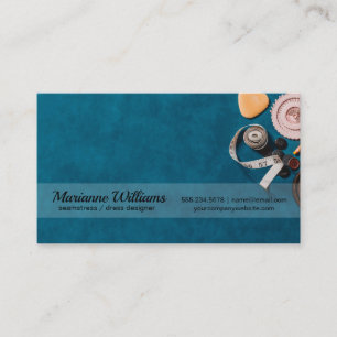 Carte De Visite Threading coloré   Seamstress