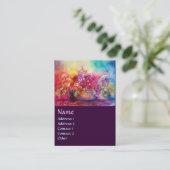 CARTE DE VISITE THUMBELINA, PANIER À FLEURS ET BOUTEILLE (Debout devant)