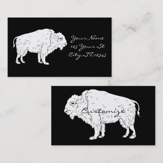 Carte De Visite Thunder_Cove de Buffalo (Devant / Derrière)