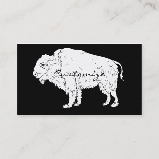 Carte De Visite Thunder_Cove de Buffalo (Dos)