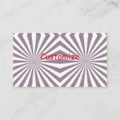 Carte De Visite Thunder_Cove de Starburst Abstrait (Dos)