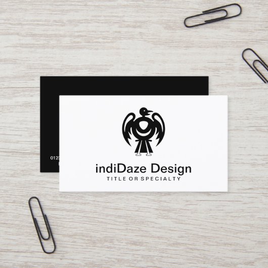 Carte De Visite thunderbird v2 (Devant/Arrière en situation)