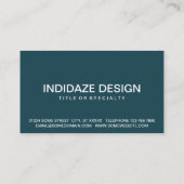 Carte De Visite thunderbird v2 (Dos)