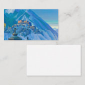 Carte De Visite Tibet, Himalaya, 1933 par Nicholas Roerich (Devant / Derrière)