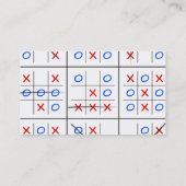 Carte De Visite Tic tac orteil motif (Dos)