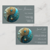 Carte De Visite Tides of Balance | Yin Yang Design (Devant / Derrière)