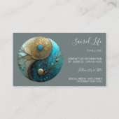 Carte De Visite Tides of Balance | Yin Yang Design (Dos)