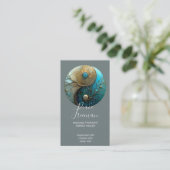 Carte De Visite Tides of Balance | Yin Yang Design (Debout devant)