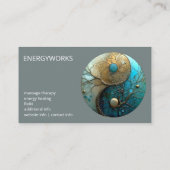 Carte De Visite Tides of Balance | Yin Yang Design (Dos)
