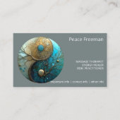 Carte De Visite Tides of Balance | Yin Yang Design (Devant)