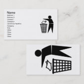 Carte de visite Tidy Man (Devant / Derrière)