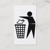 Carte de visite Tidy Man (Dos)