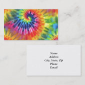 Carte De Visite Tie Dye (Devant / Derrière)