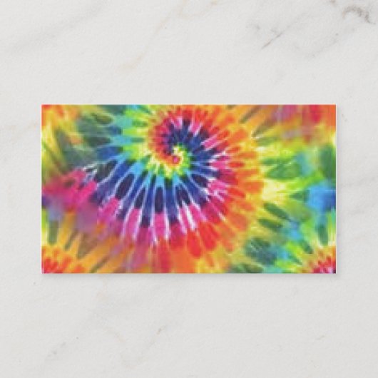 Carte De Visite Tie Dye (Devant)