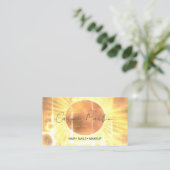 Carte De Visite Tie Dye Éclipse Céleste (Debout devant)