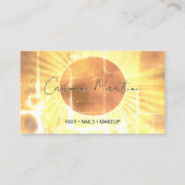 Carte De Visite Tie Dye Éclipse Céleste (Devant)