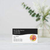 Carte De Visite Tie Dye Theme Trendy Business Cards (Debout devant)