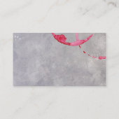 Carte De Visite Tige à vin | Domaine (Dos)