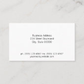 Carte De Visite Tige à vin | Raisins sur la vigne (Dos)