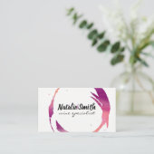 Carte De Visite Tige à vin | Vignoble (Debout devant)