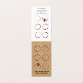 Carte De Visite Tige Brown naturelle (Extérieur déplié)