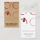 Carte De Visite Tige Brown naturelle (Devant / Derrière)