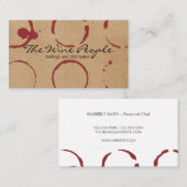 Carte De Visite Tige Brown naturelle (Devant / Derrière)